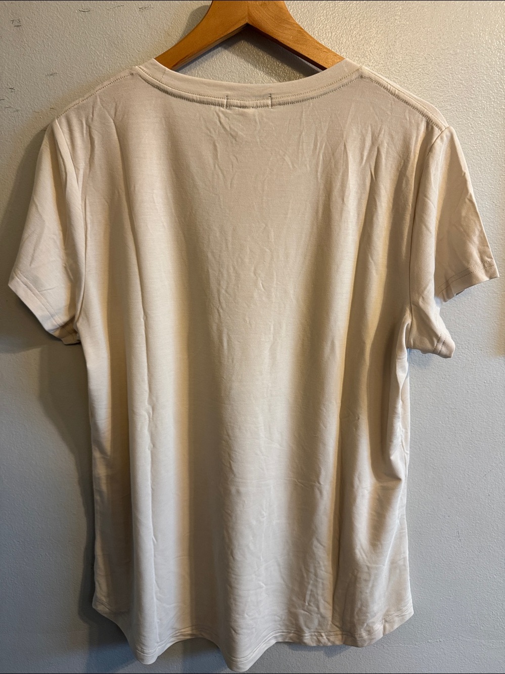 Hemp Mama Celia SS tee in stone heather new with tags size Large - Picture 3 of 7